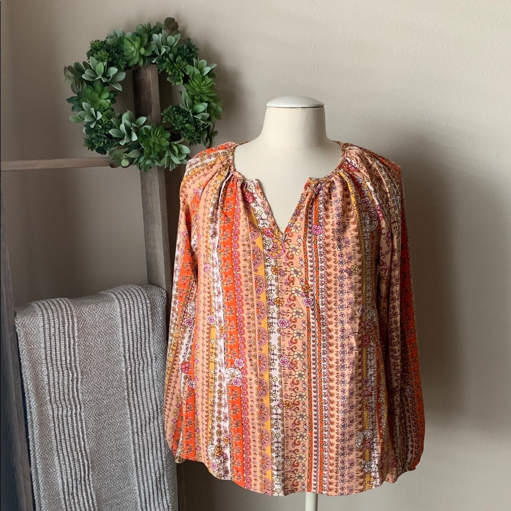 Emily wonder floral print blouse